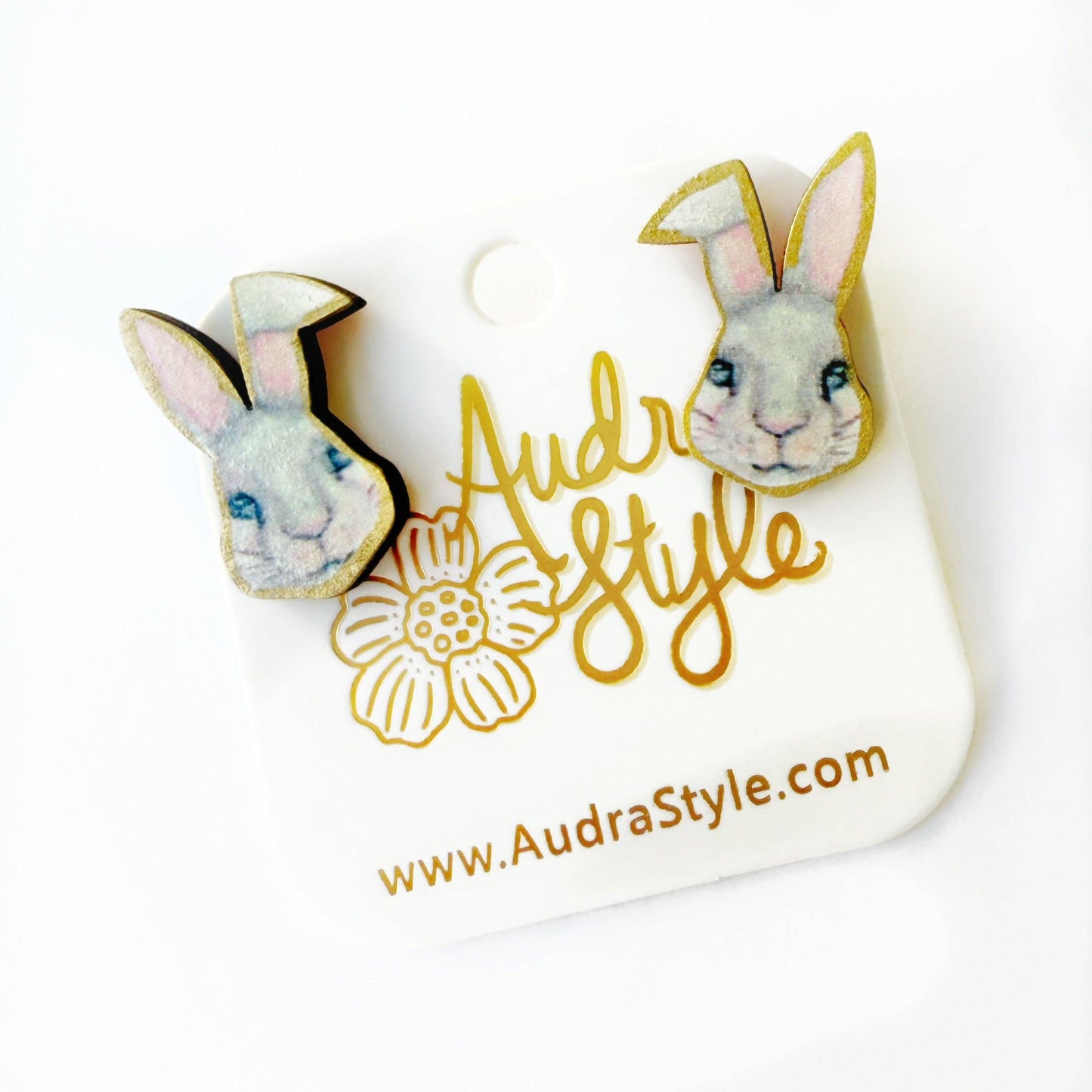 Floppy Ear Bunny Stud