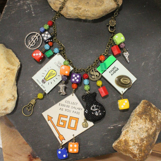 Go to Jail Monopoly Charm’d Necklace