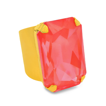 Mini Soleil Ring in Flamingo Ignite