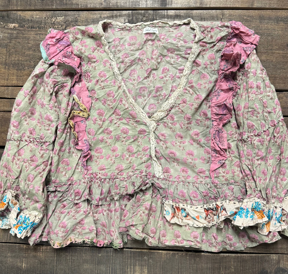 Dusty Bloom Olive Top