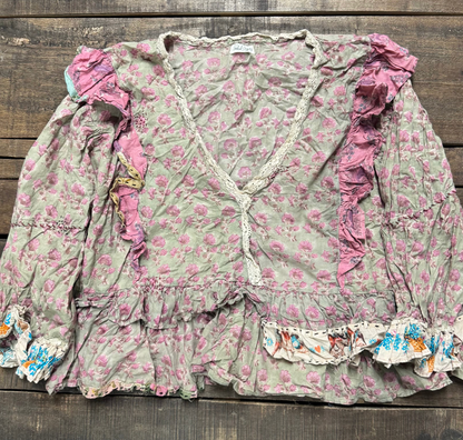 Dusty Bloom Olive Top