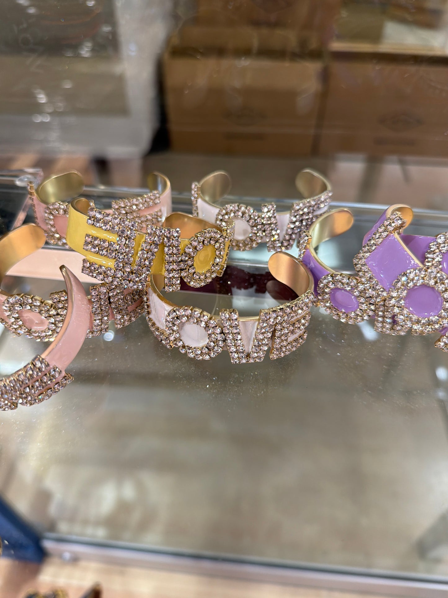 Enamel LOVE CUFF