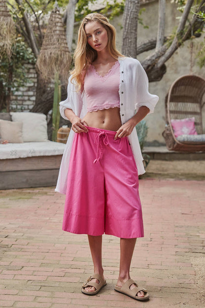 Lightweight Airflow Drawstring Shorts