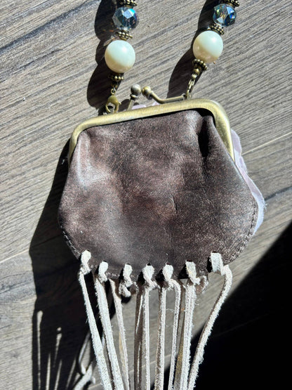 Vintage Coin Purse Necklace