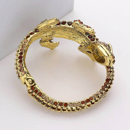 Crystal Crocodile/Alligator Embellished Bracelet