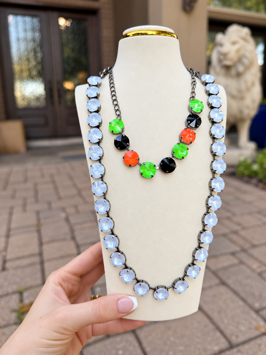 WETSTONE: Goulish Ghost Brazos Necklace