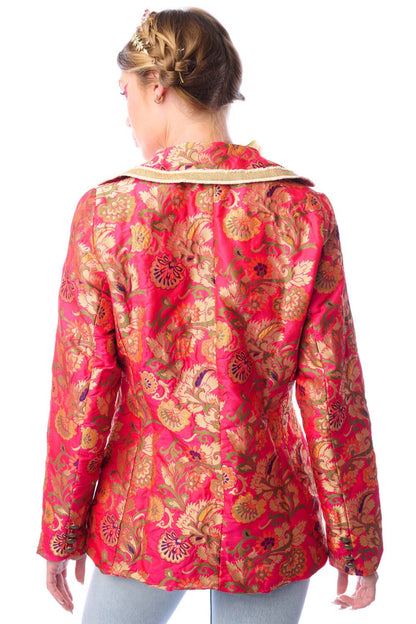 Renaissance Silk Jacquard Blazer/Jacket