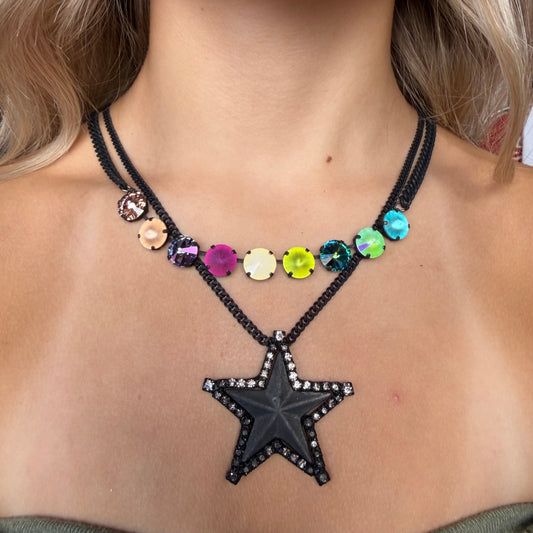 MEGA LAYERED SMUTT STAR NECKLACE