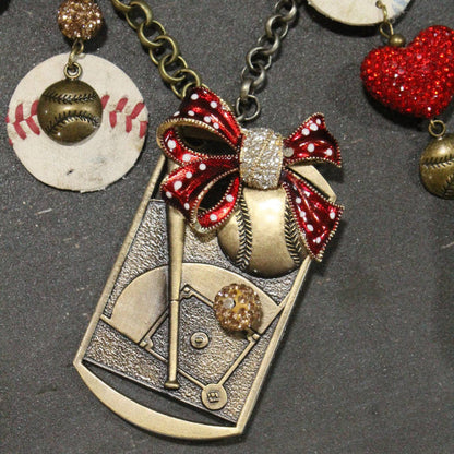Home Run Hitter Charm'd Necklace