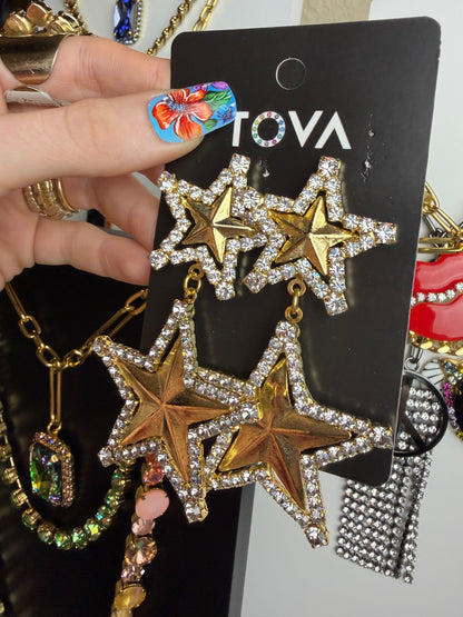 RHINESTONE COWBOY EARRINGS