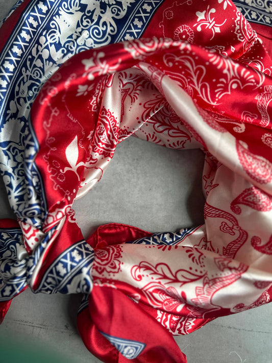 Red White and Blue Bandana Wild Rag