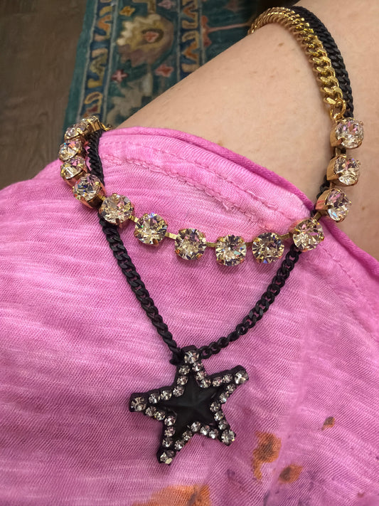 Layered stars Multi II Necklace SMUTT GOLD