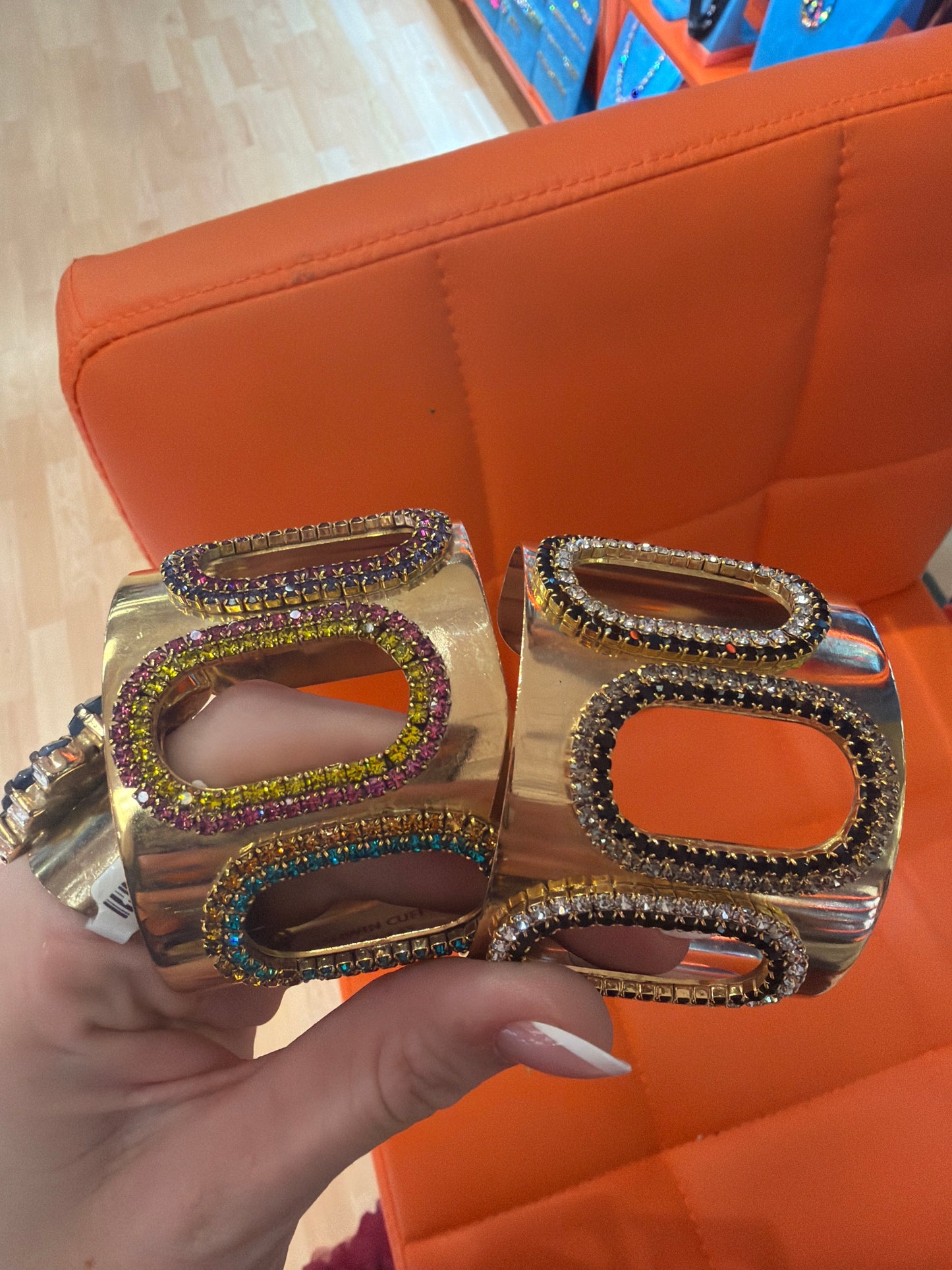 Rainbow cuffs
