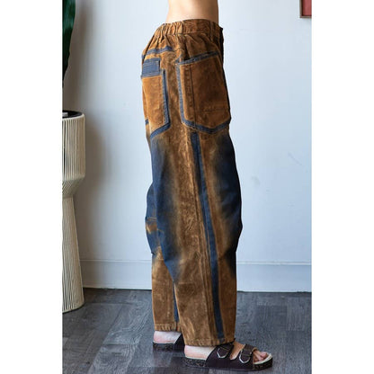 VINTAGE SUEDE VELVET PANTS