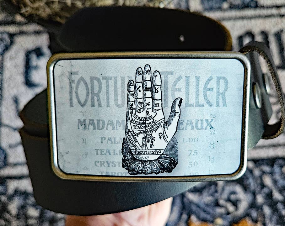 Victorian Fortune Teller Belt Buckle