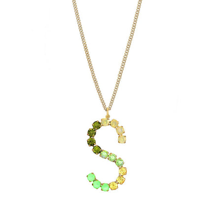 Monogram in Colors Necklace