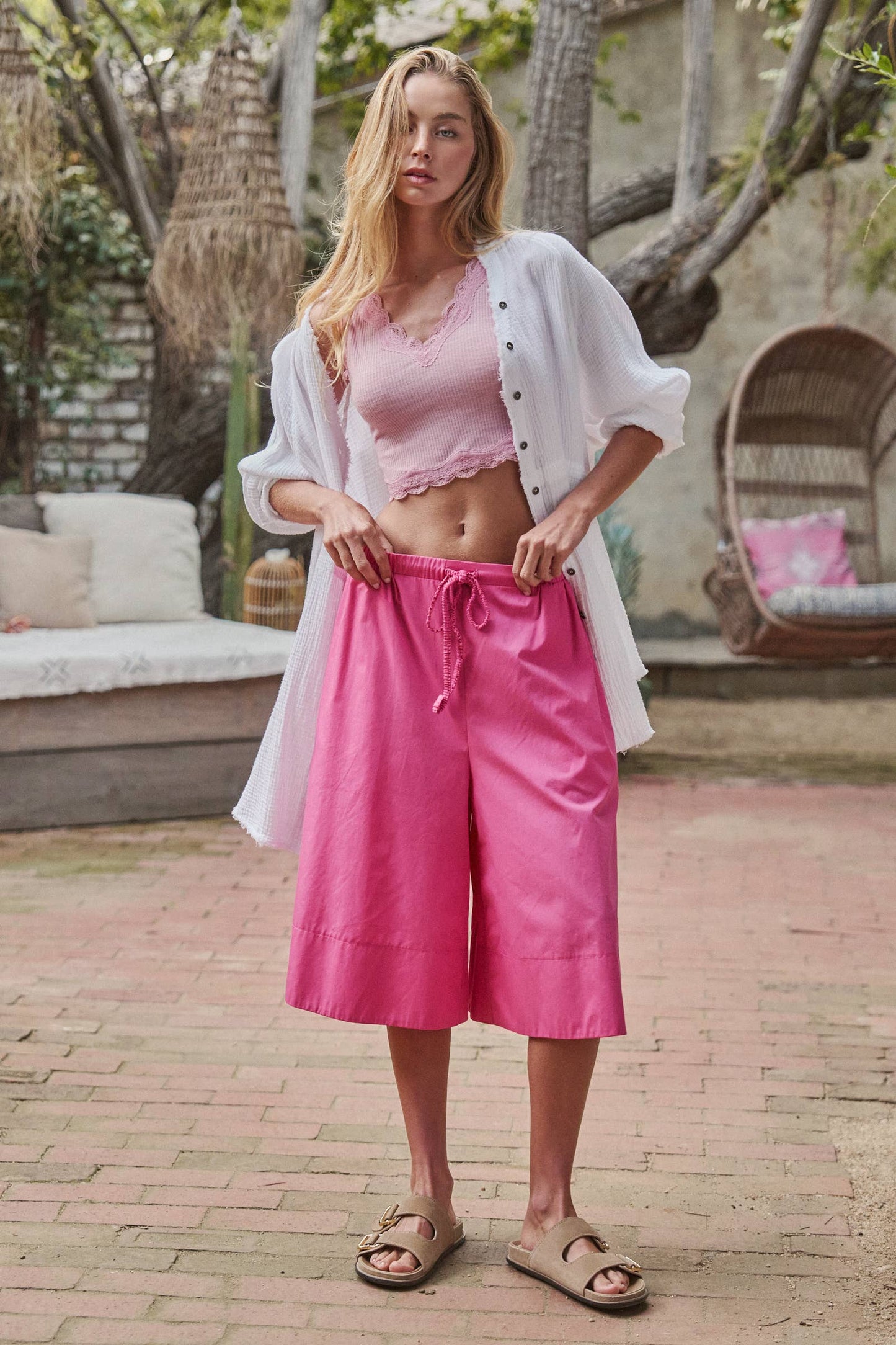Lightweight Airflow Drawstring Shorts