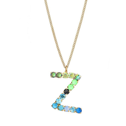 Monogram in Colors Necklace