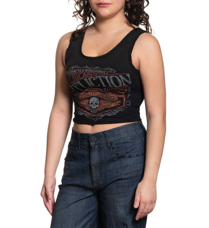 Fuel Injected Crop Tank Top