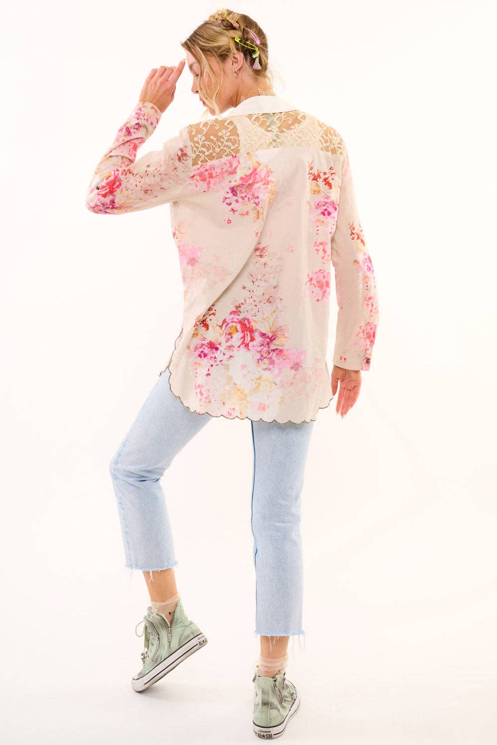 The Thought of You Shirt Boho Blouse