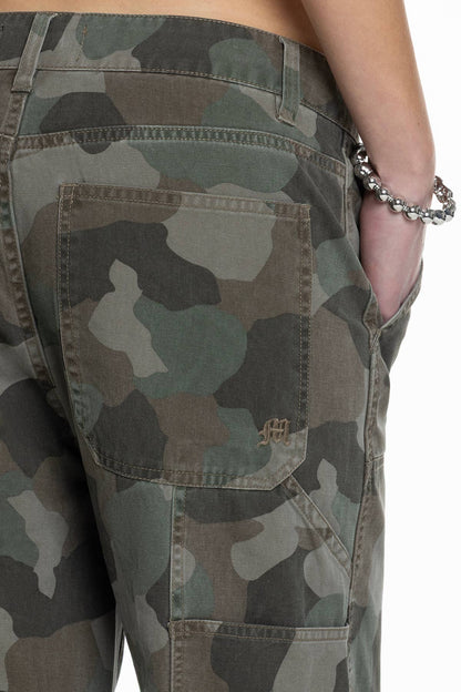 HIGH RISE BAGGY WIDE BERMUDA DENIM SHORT