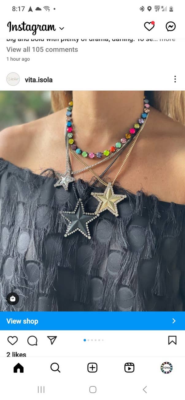 Rhinestone Cowboy Necklace