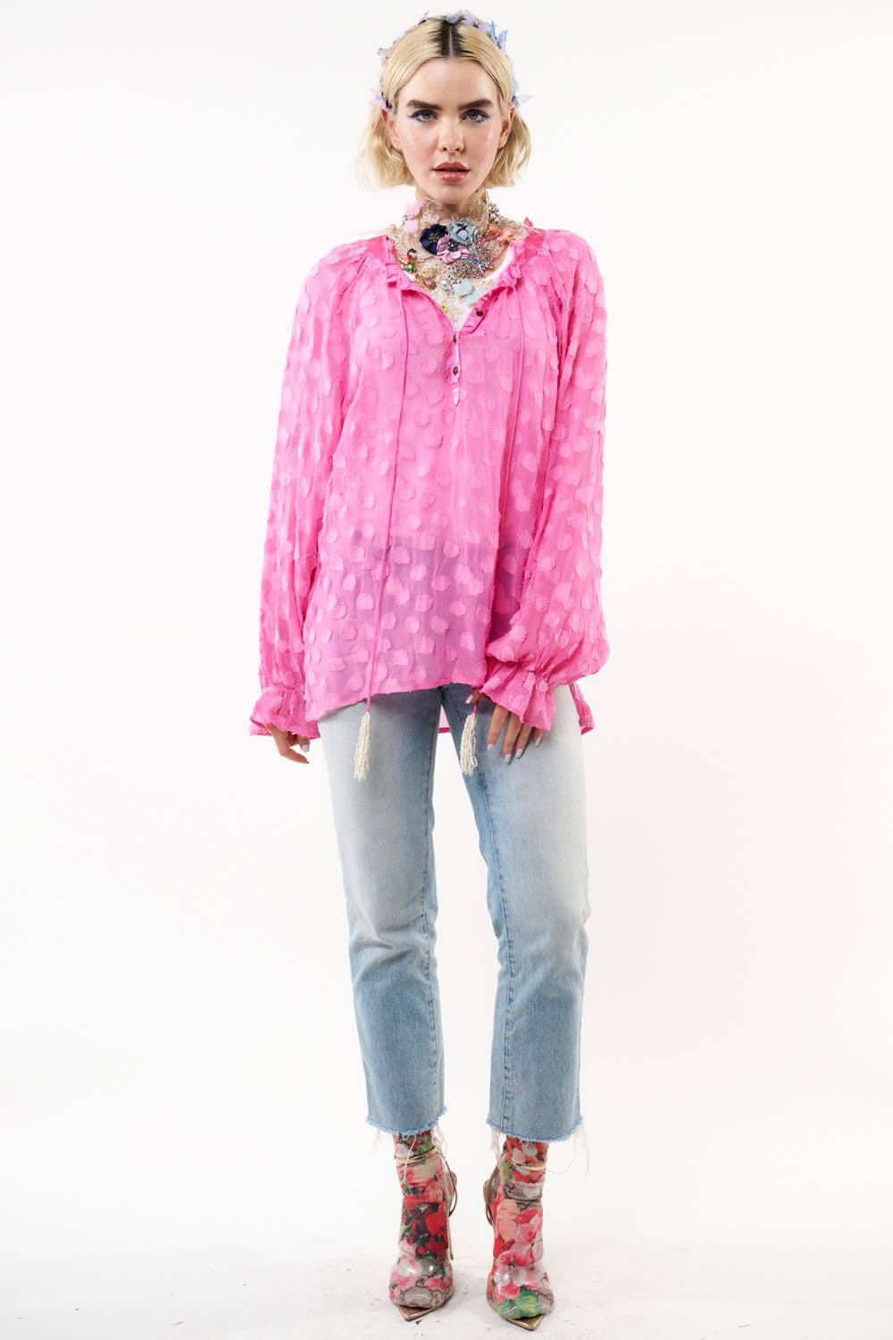 Hot Pink Maven Blouse