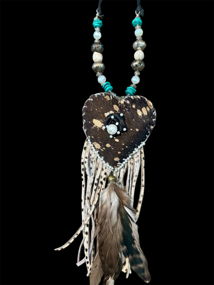 Wild Heart Feather Necklace