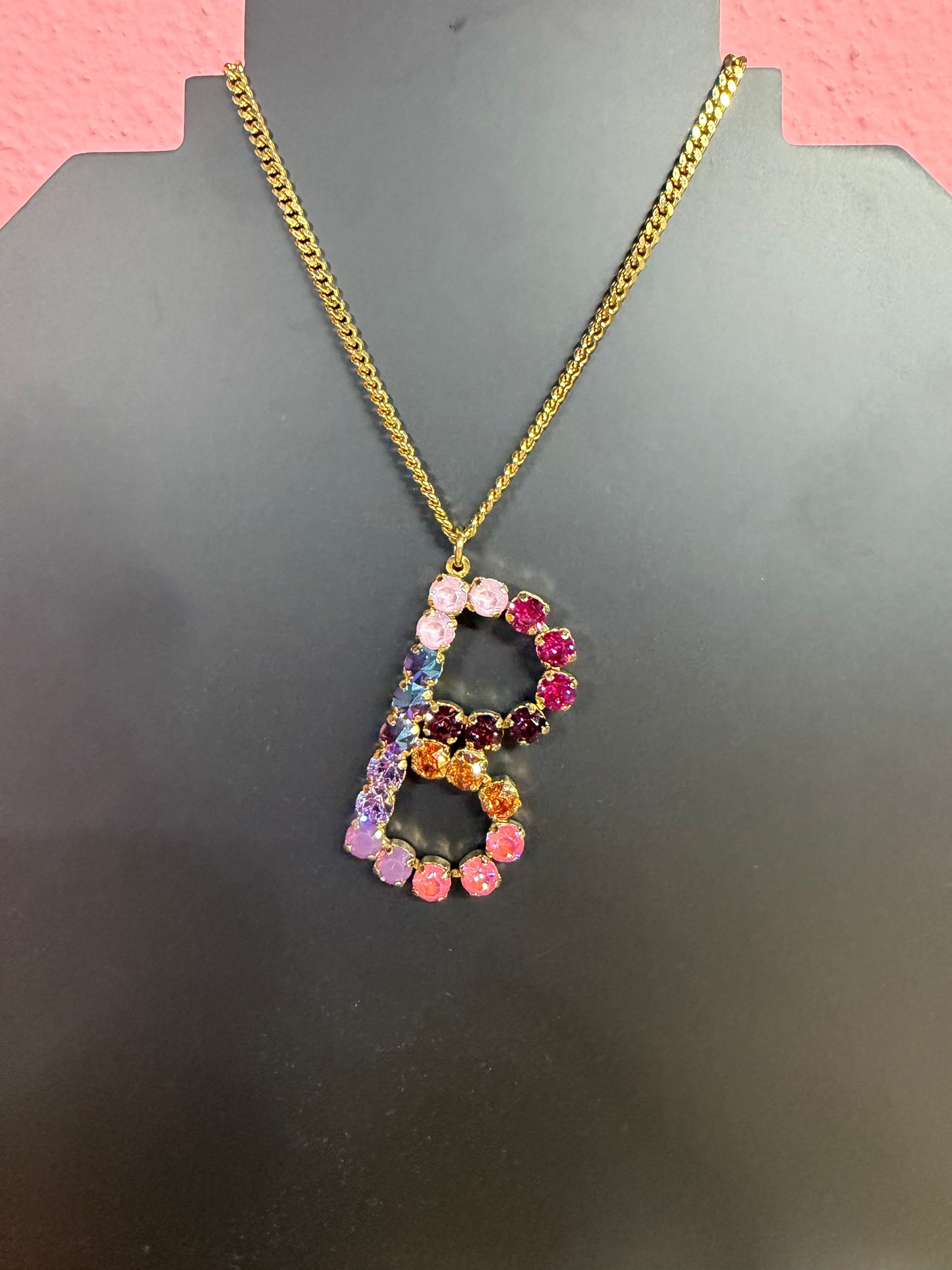MONOGRAM B NECKLACE