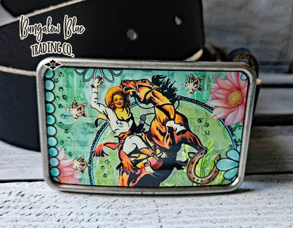 Boho Cowgirl Belt Buckle