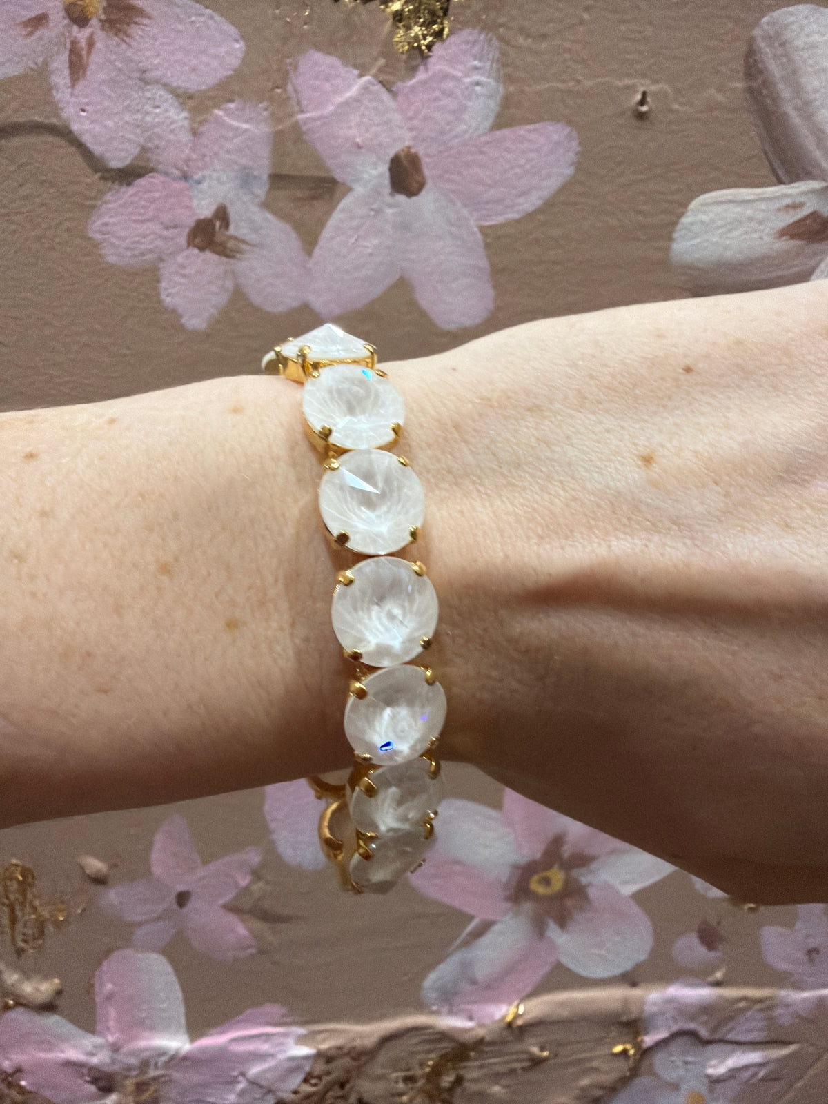 WETSTONE: Electric White Stretch Bracelet