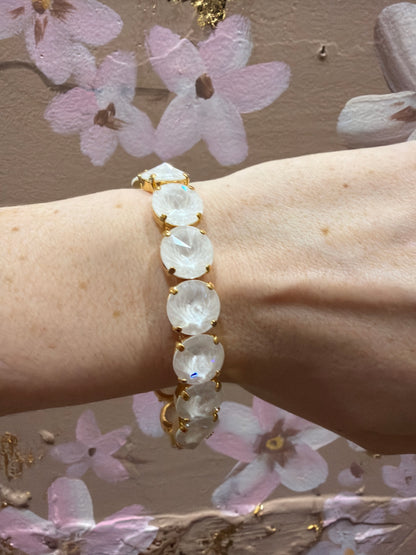 WETSTONE: Electric White Stretch Bracelet