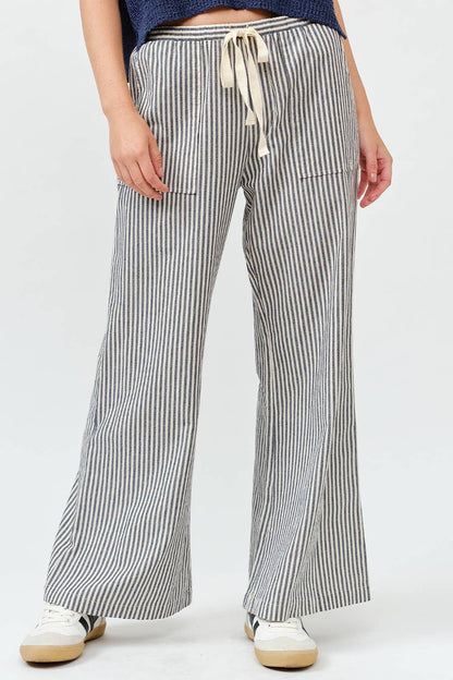 Striped Wide Leg Pants