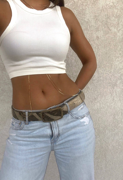 Wild Baby Leather Belt