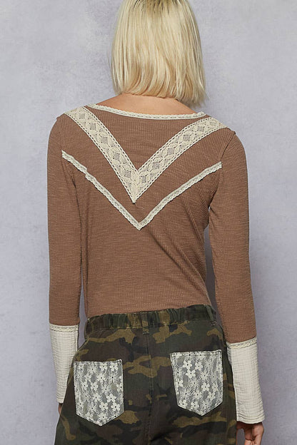 Long Sleeve Ribbed Top