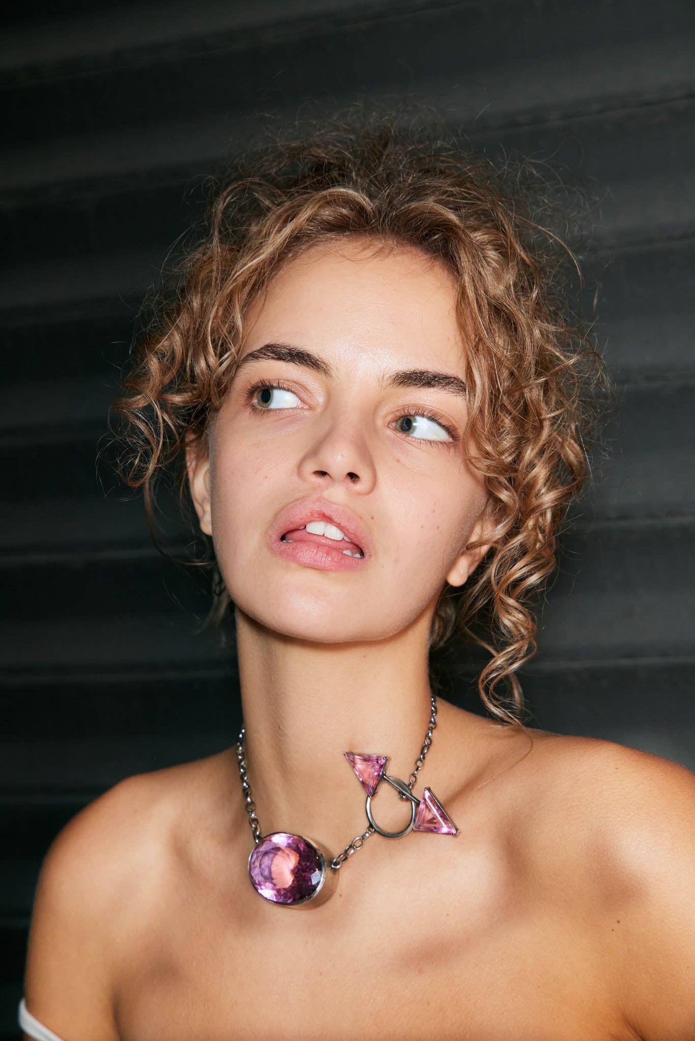 Colossus Toggle Choker in Azalea Pink