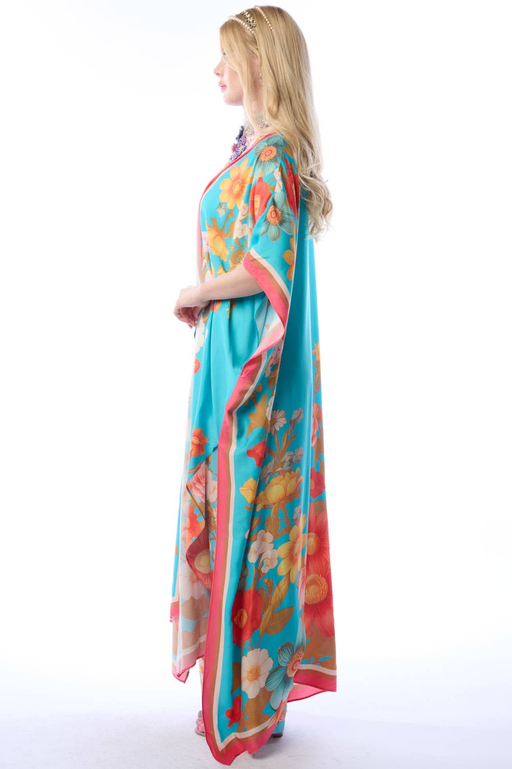 Floral Garden Maxi Kimono