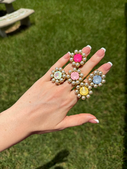 TWIGGY RING ULTRA MINT W PEARLS