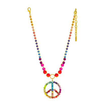 PEACE POP NECKLACE CANDY CRUSH