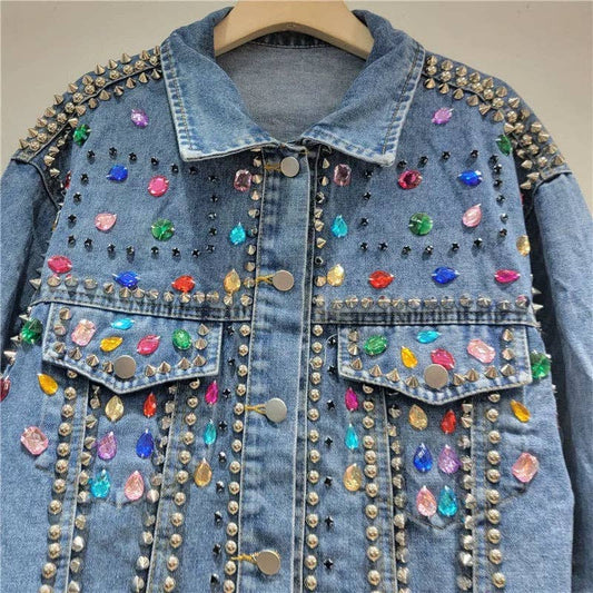 Galaxy Jewel Denim Jacket