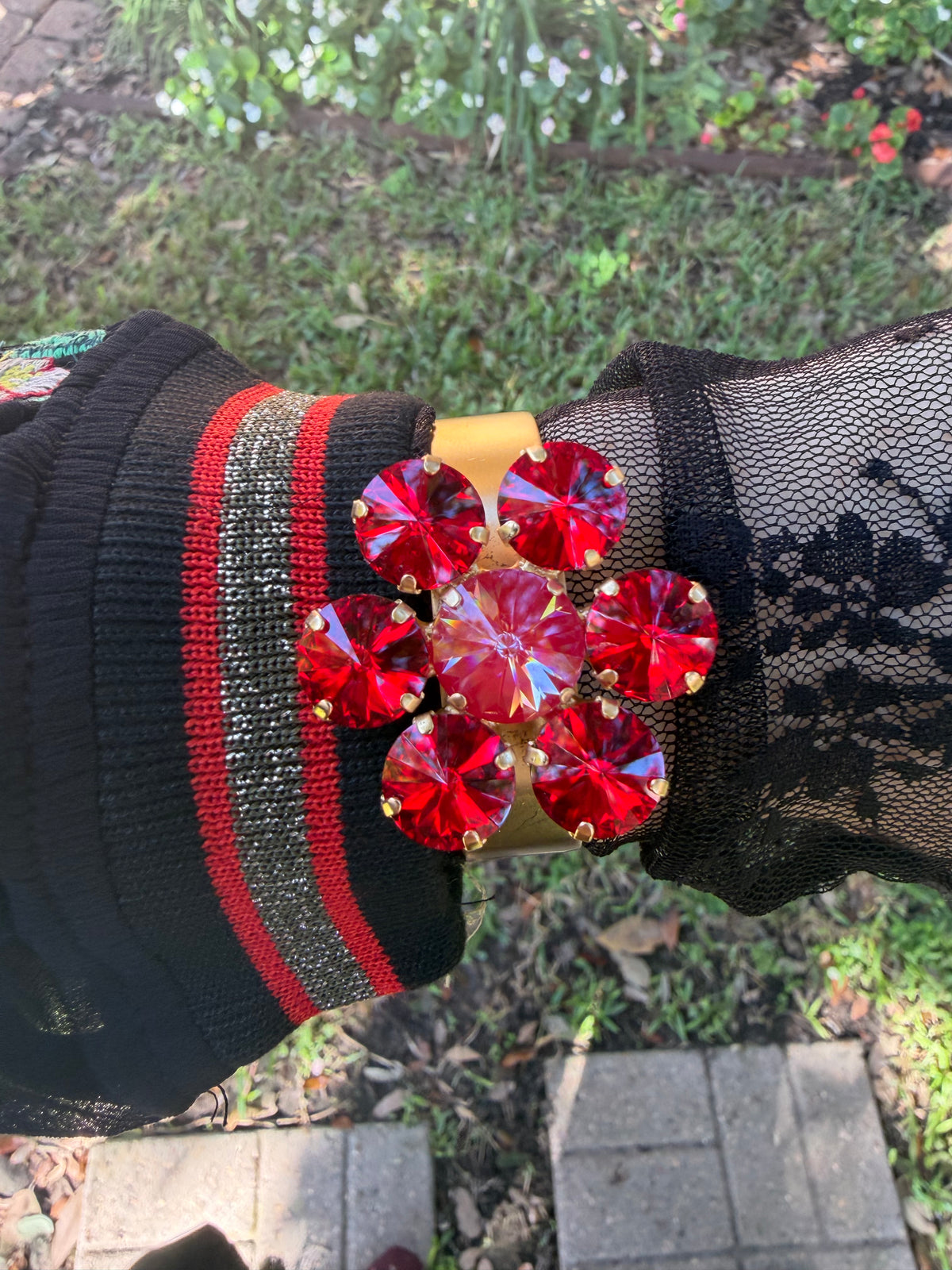 WETSTONE: Cranberry Delight Blossom Cuff
