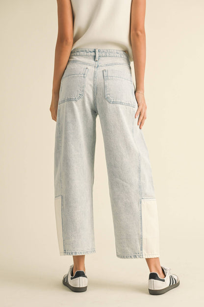 Lightwash Denim Barrel Jeans