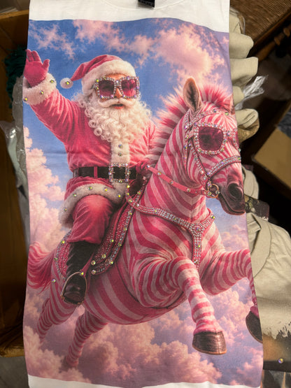 PRE ORDER RESTOCK Santa Pink Zebra