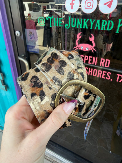 Always Misbehavin' Cowhide Belt