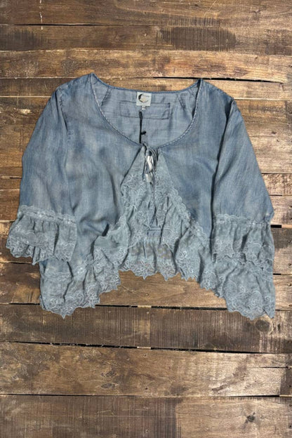 Alluring Romance Jacket - Chambray