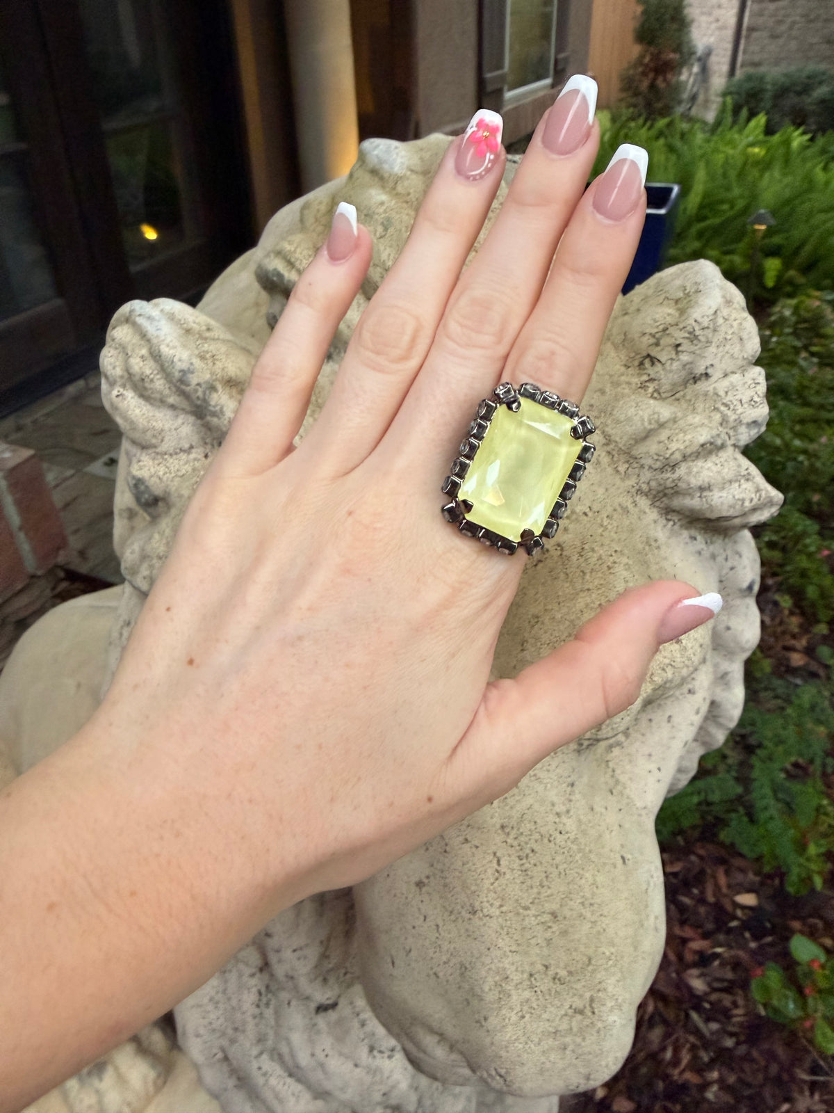 WETSTONE: Soft Yellow Ignite Femme Fatale Ring