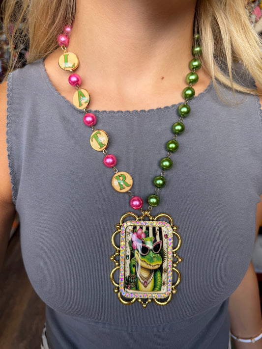 LAT'R GATOR NECKLACE