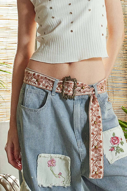 Rosie's Embroidered Belt