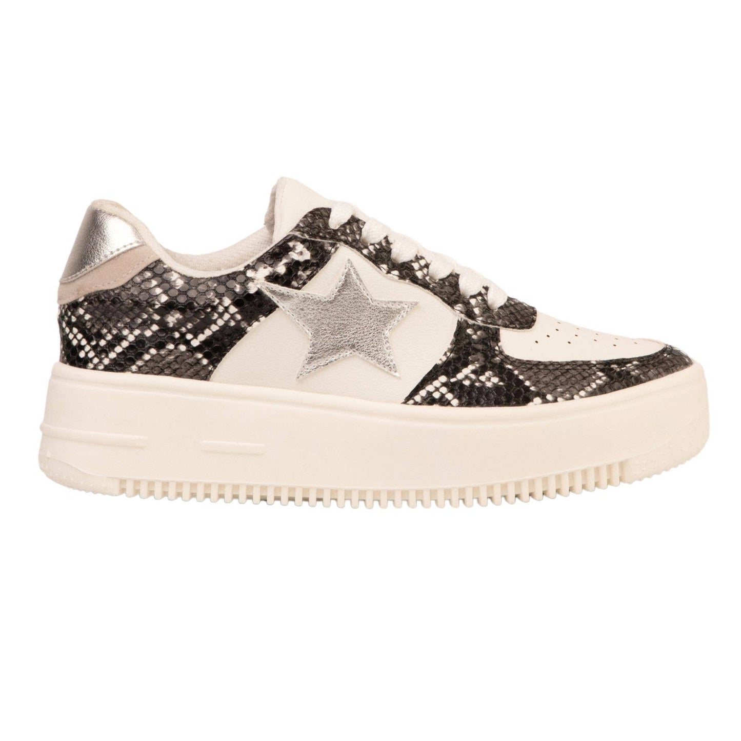 Animal Print Star Sneakers