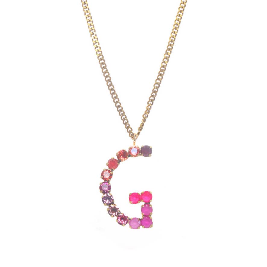 Monogram in Colors Necklace